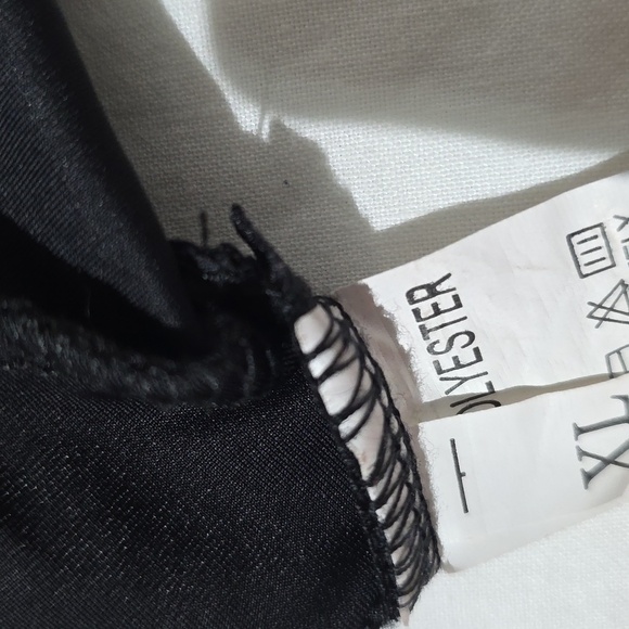 Halloween Costume Black Romper Long Sleeve bodycon Bodysuit Goth Jumpsuit Sexy - Picture 7 of 14